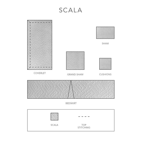 Scala | Matelassé Coverlet